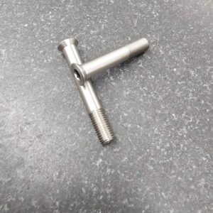 1/4-28 Flat headed guard screws in SS
