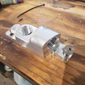 LS3 and up oil line adapter for Moroso oil pans for 2004-2006 GTO