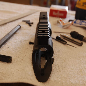 GUNSMITHING SERVICES: Clip Slotting M700 for M40 Style Optic Base